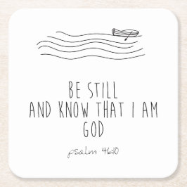 Be still and know that I am God  Kartonnen Onderzetters