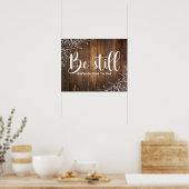Be Still and Know That I’m God Poster (Keuken)