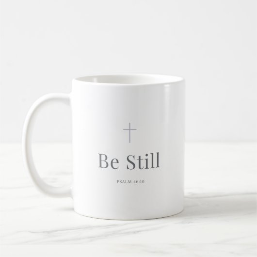 Be Still Christian Mug – Psalm 46:10 Scripture Koffiemok (Links)