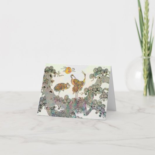 Be Still Feestdagen Kaart (Voorkant)