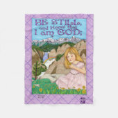 Be Still Fleece Deken (Voorkant)