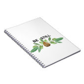 Be Still Inspirational Olive Branch Faith Notebook Notitieboek (Rechterzijde)
