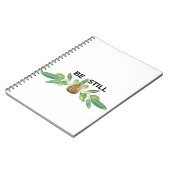 Be Still Inspirational Olive Branch Faith Notebook Notitieboek (Linkerzijde)