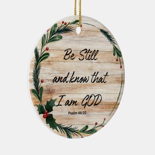 Be Still Keramisch Ornament (Rechts)