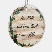 Be Still Keramisch Ornament (Links)