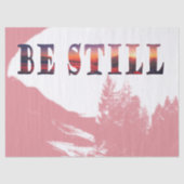 Be Still Mountain Sunrise Tissuepapier (Voorkant)