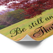 Be Still Poster (Hoek)