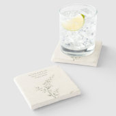 Be Still Stone Coaster Stenen Onderzetter (Zijkant)