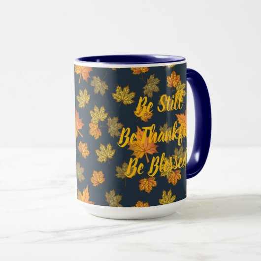 Be Still, Thankful, Blessed Mug Mok (Voorkant rechts)
