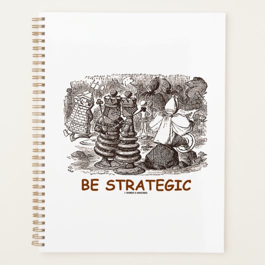 Be Strategic Through The Looking Glass Planner (Voorkant)