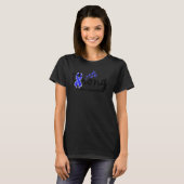 be strong ataxia  for christian ataxia awareness b t-shirt (Voorkant volledig)