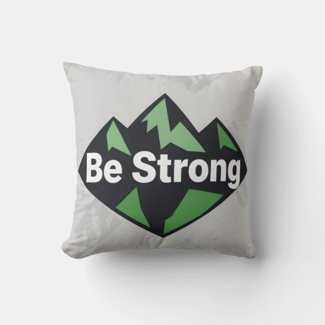 Be Strong Geometric Kussen (Voorkant)