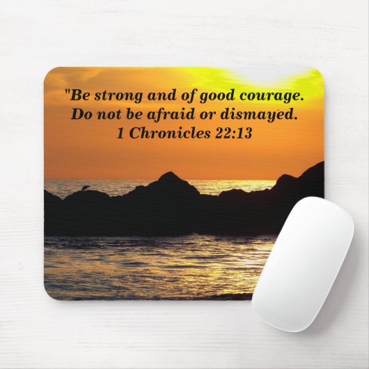Be Strong_ Mousepad_by Elenne Muismat (Met muis)