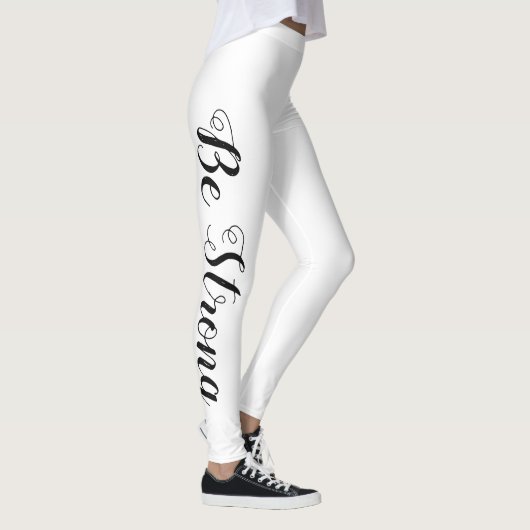  BE STRONG-typografie | Leggings (Rechts)