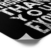 Be Stronger Than Your Excuses  Poster (Hoek)