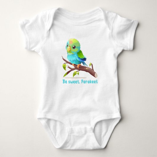 Be sweet, Parakeet Romper (Voorkant)