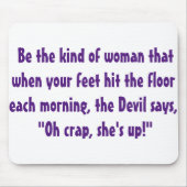 bE tHAT wOMAN Muismat (Voorkant)