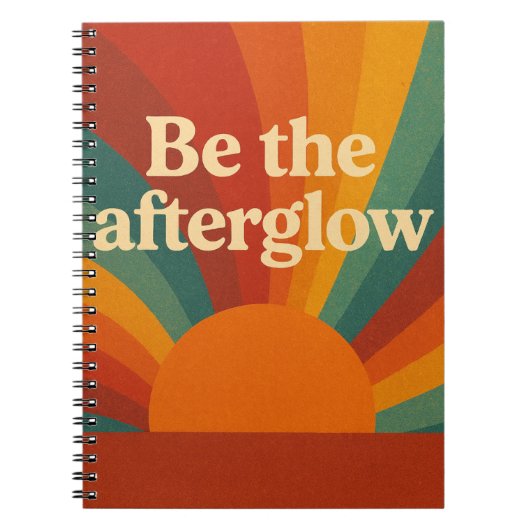 Be the Afterglow Notitieboek (Voorkant)