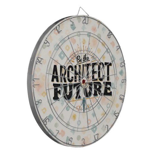 Be the Architect of Your Future Dartbord (Voorkant Links)