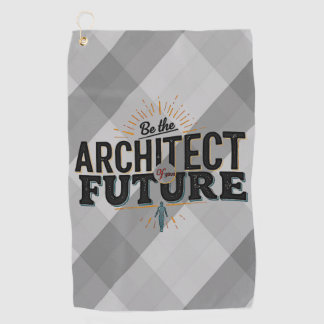 Be the Architect of Your Future Golfhanddoek