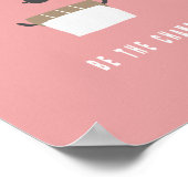 Be the change! Badezimmer Poster (Hoek)