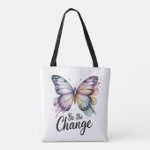 Be The Change Tote Bag (Achterkant)