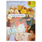 Be The Change You Want To See Artistic Commentary Klembord (Achterkant)