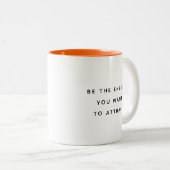 Be The Energy Typography Modern Twee-Tons Mok (Voorkant rechts)