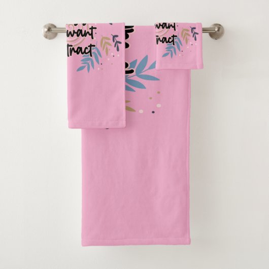 Be The Energy You Want To Attract Bad Handdoek (Insitu)