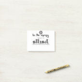 Be The Energy You Want To Attract Post-it® Notes (Op bureau)