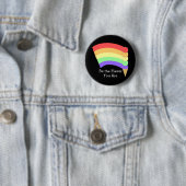 Be the Flavour You Are Rainbow Cone Button (In situ)