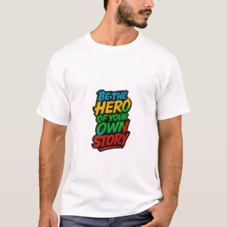Be the Hero – Motivatie Quote T-shirt