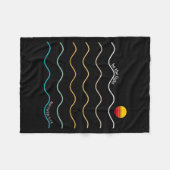 Be The Light Boho Christian Bible Verse Worship Ch Fleece Deken (Voorkant (Horizontaal))