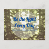 Be the Light Briefkaart (Voorkant)