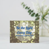 Be the Light Briefkaart (Staand voorkant)