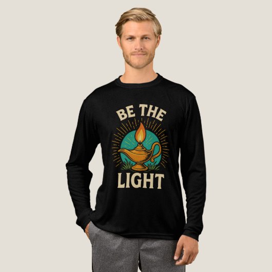 Be the Light - Inspirerend T-Shirt Design (Voorkant)