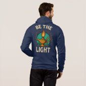 Be the Light - Inspirerend T-Shirt Design (Achterkant volledig)