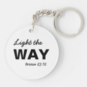 Be the Light | Matthew 5:14 Christian Keychain (Achterkant)