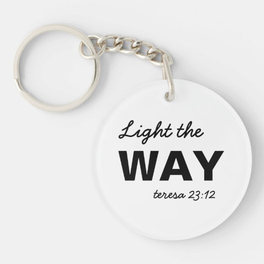 Be the Light | Matthew 5:14 Christian Keychain (Voorkant)