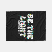 Be The Light Matthew 5_14 Christian Merry Christma Fleece Deken (Voorkant (Horizontaal))