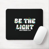 Be The Light Matthew 5_14 Christian Merry Christma Muismat (Met muis)