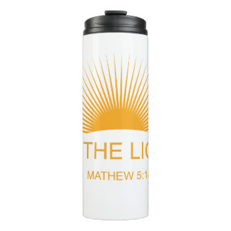 Be The Light Matthew 5:14 – Christian Thermosbeker