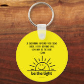 Be the Light Peace Key Chain Sleutelhanger (Voorkant)