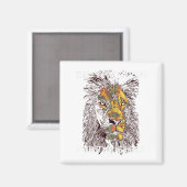 Be The Lion Not The Sheep Motivational  Magneet (Voorkant / Achterkant)