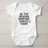 Be the Reason Someone Smiles Positive Message Romper