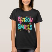 Be The Reason Someone Smiles Today Kind Sitive Aff T-shirt (Voorkant)