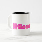 Be the Sunshine Mug Tweekleurige Koffiemok (Voorkant links)