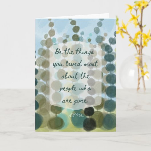 Be The Things Card Kaart (Gele Bloem)