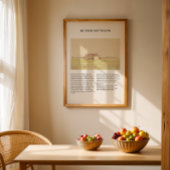 Be Thou My Vision  Minimal Hymn Wall Art Poster