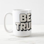 Be True Message  Koffiemok (Links)